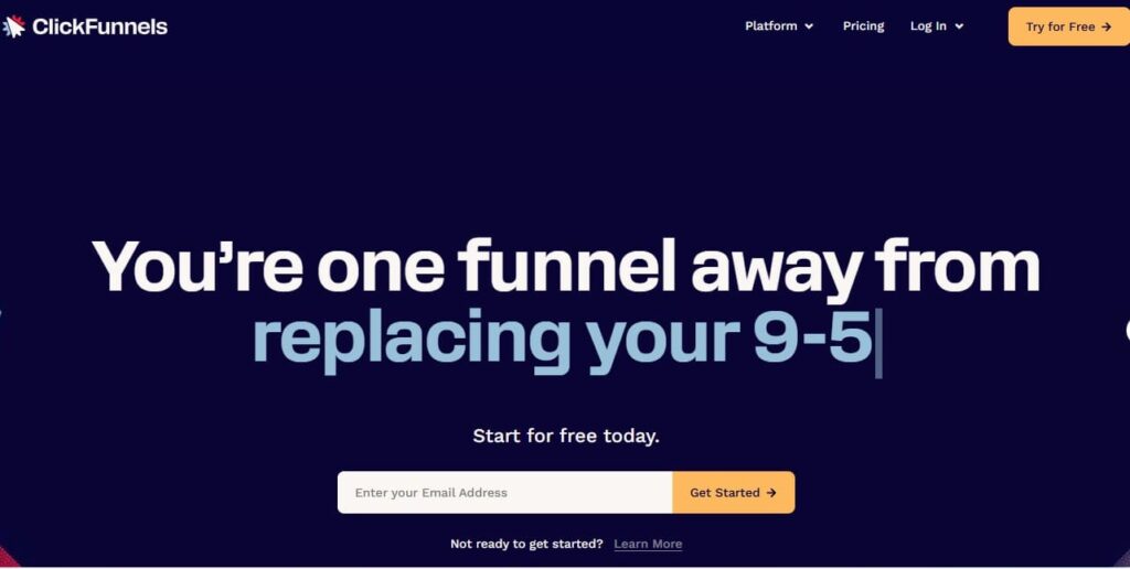 Clickfunnels Screenshot