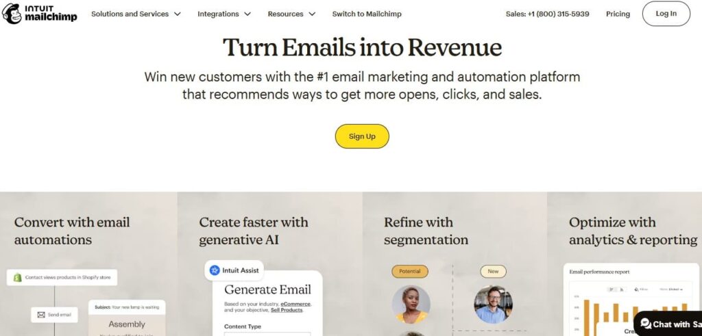 Mailchimp Screenshot